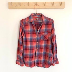 Uniqlo Flannel Check Button Down
